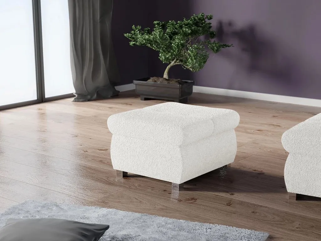 Sgabello ABEL 1 Bianco: Design Moderno e Regolabile per Cucina e Bar