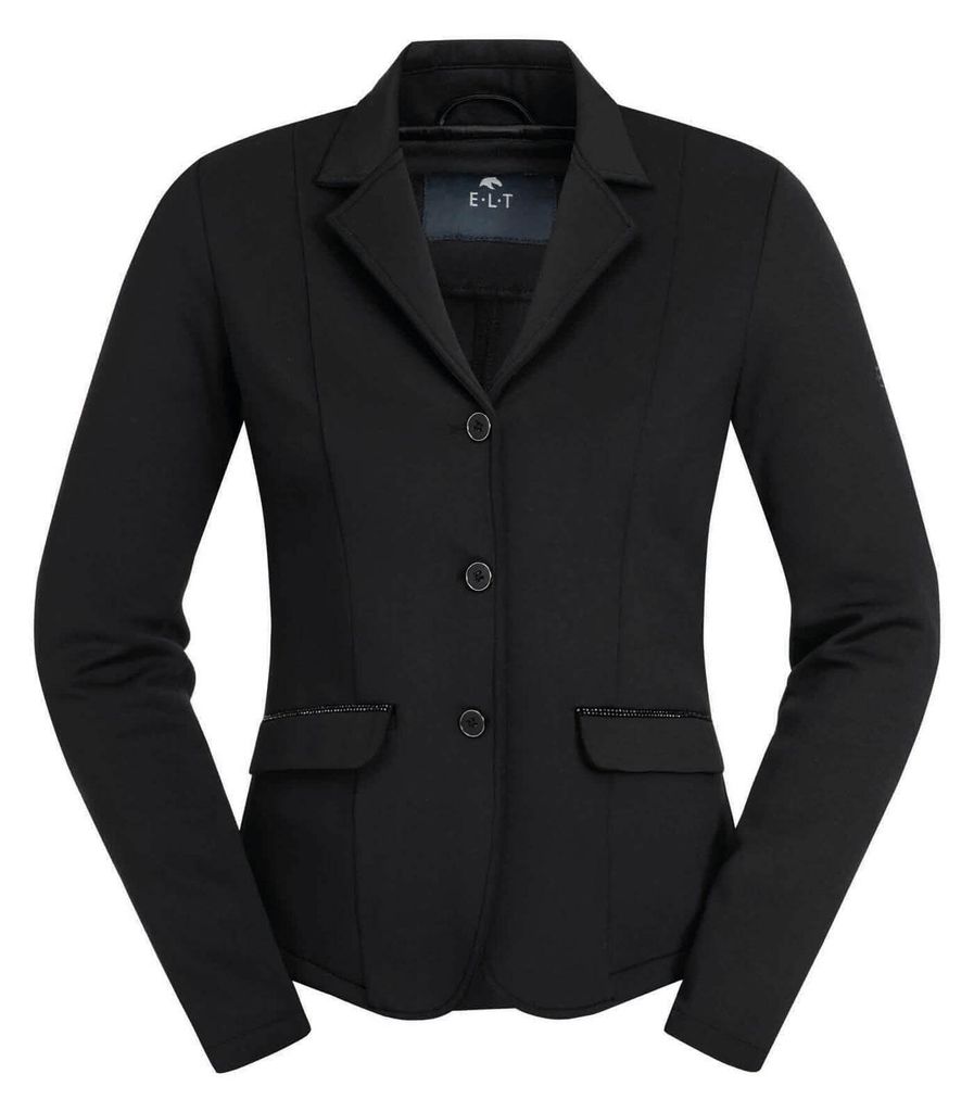 Waldhausen Turnierjacket Lina, Damen Kinder Jacket, Farbe:Schwarz, Größe:XL