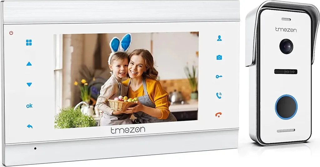 Visiophone TMEZON écran 7 pouces pour éviter les intrusions à la maison