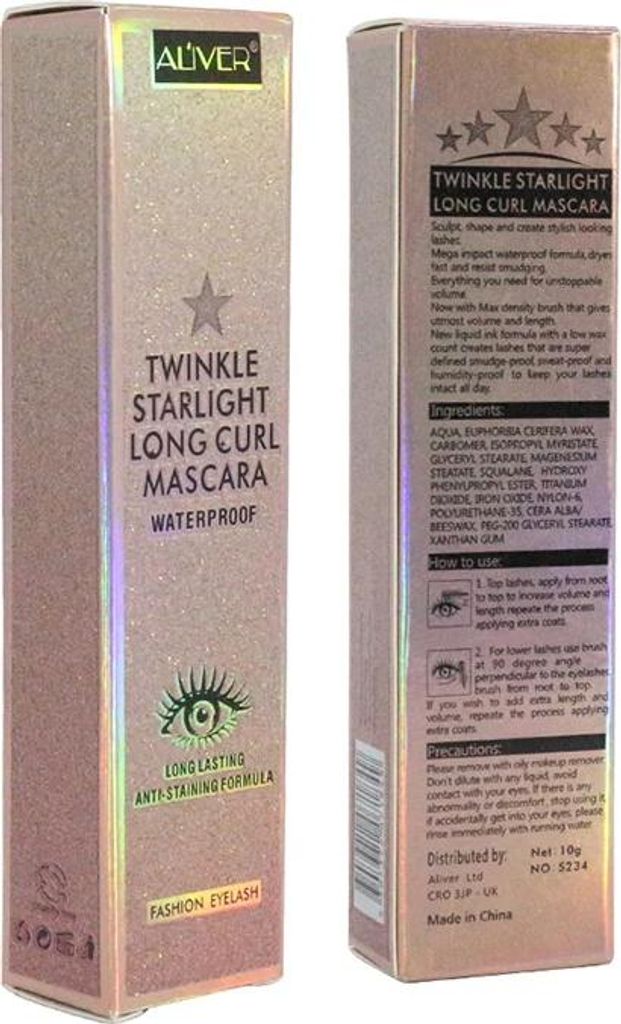 Aliver Twinkle Starlight Long Curl Mascara