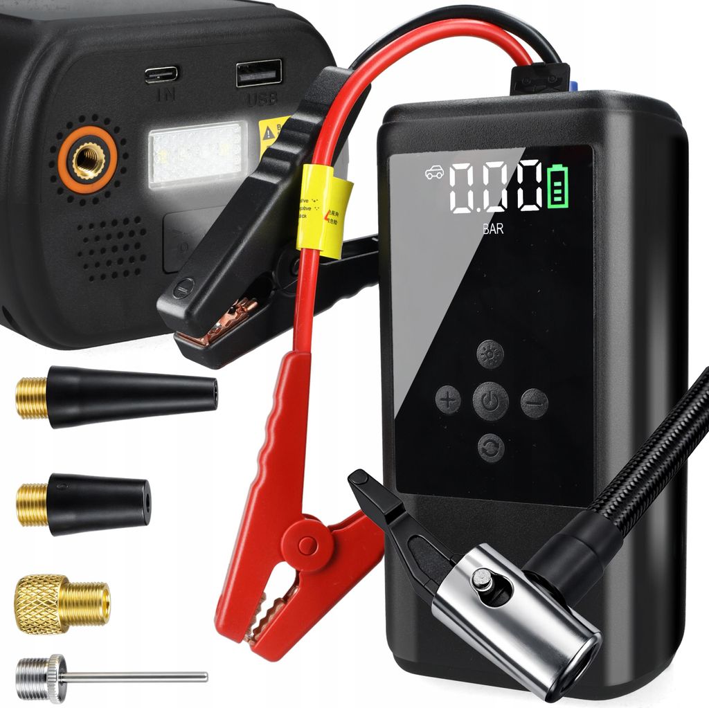 Výkonný štartér All-in-One kompresor Powerbank Obrázok produktu 
