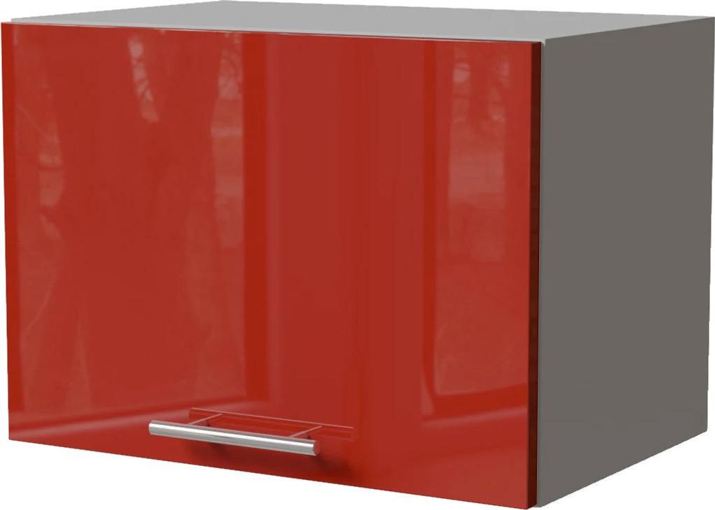 Küchenklapphängeschrank BRERRA 50x36cm lackiert Farbe wählbar BR-W4B/50 RAL 3002 karminrot Hochglanz grau