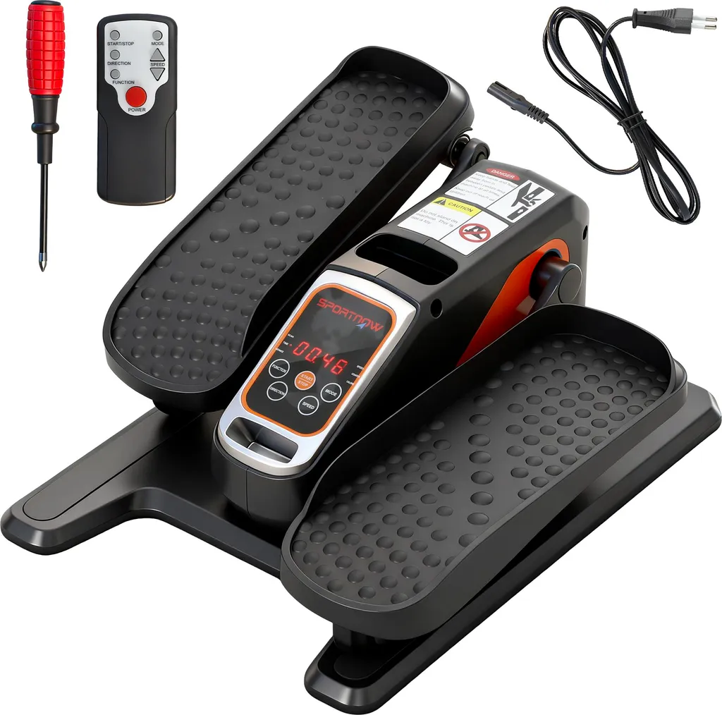 SPORTNOW Vélo Elliptique de Bureau Mini Pédalier Appartement Silencieux