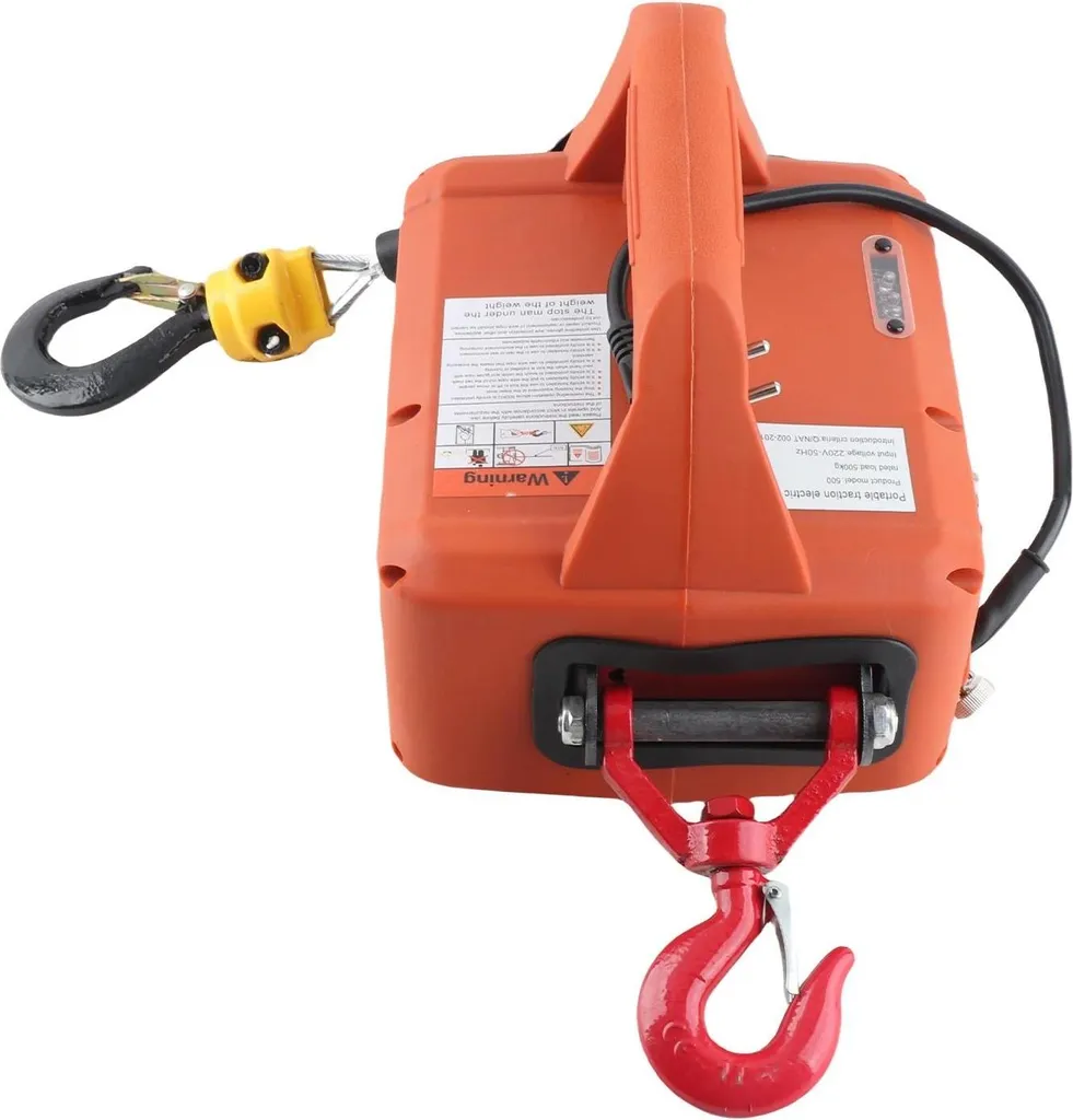 Palan manuel robuste avec câble en acier - Modèle portable version Europe - 10