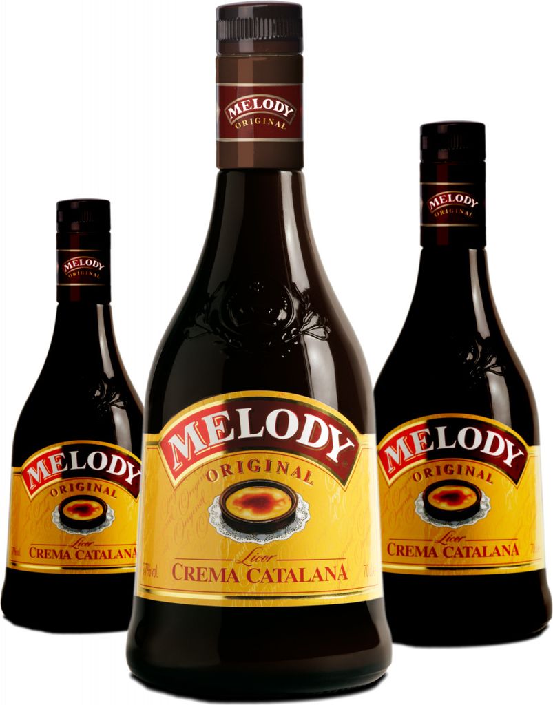 3 x Melody Licor Crema Catalana 17 % vol.