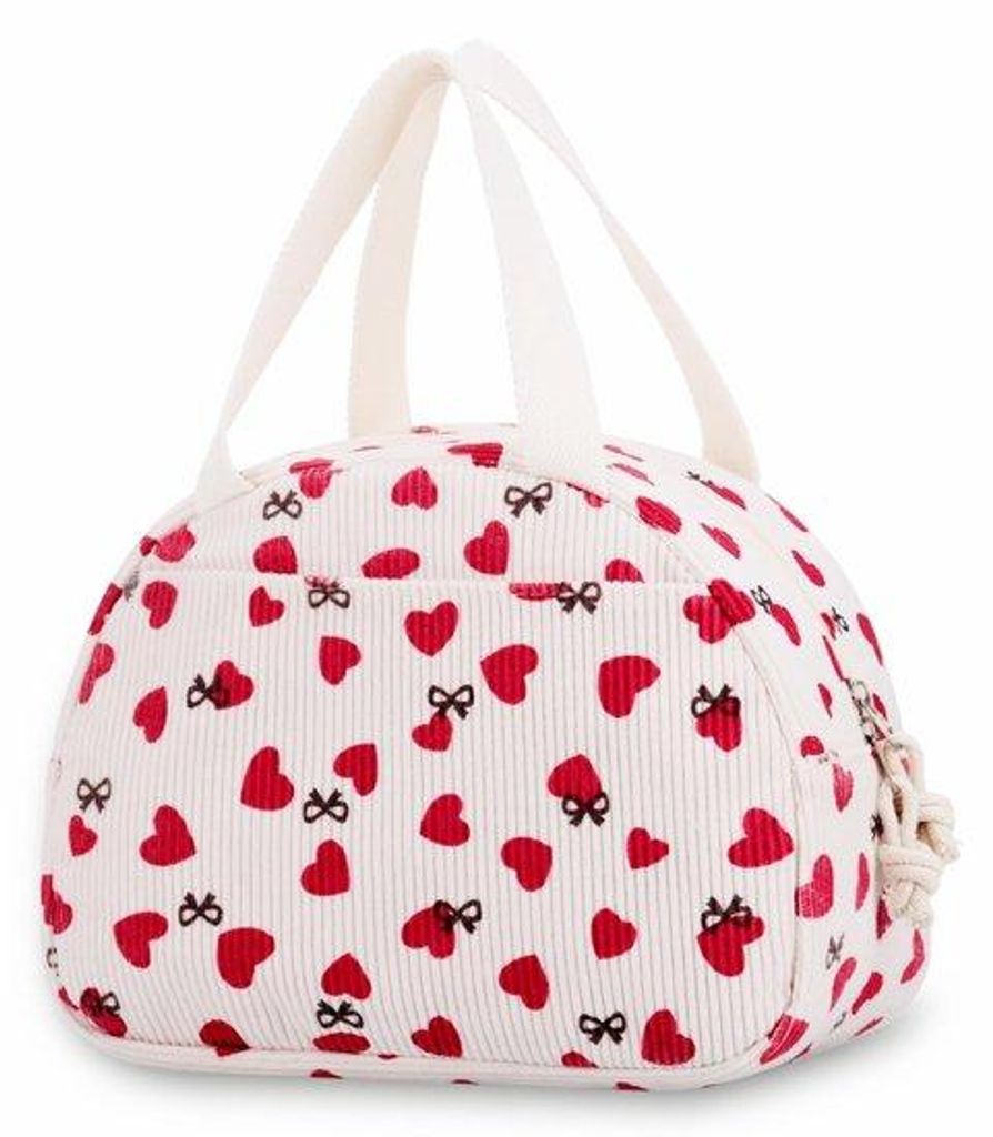 Isolierte Schultasche für Mädchen und Frauen, OPF, Reißfester, wiederverwendbarer, isolierter Rucksack, Beige, für Schule, Berufsverkehr, Reise...