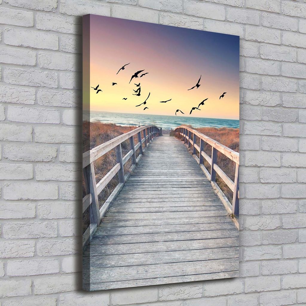 Tulup Leinwandbild - 70x100cm - Wandkunst - Drucke auf Leinwand - Leinwanddruck - Wohnzimmer Wanddekoration XXL - Wohnung Deko Kunstdrucke - Land...