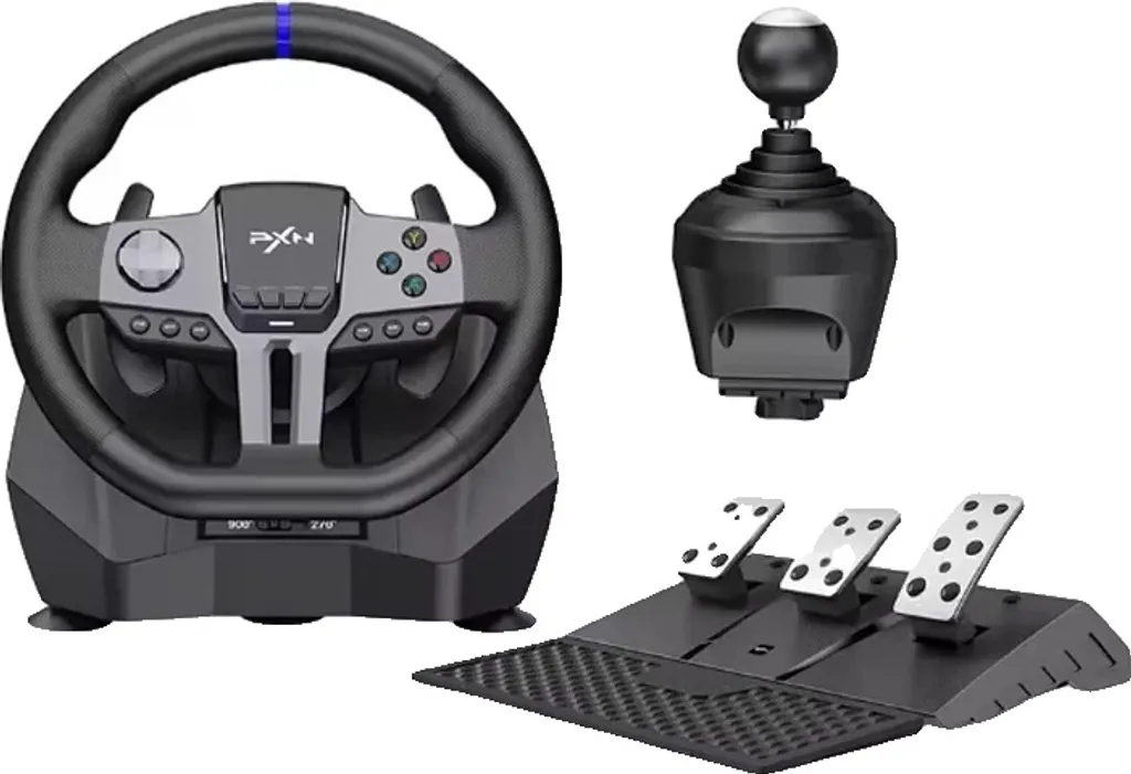 Volant de course V9 Gen2 rotation 270°/900° compatible PC PS4 Xbox