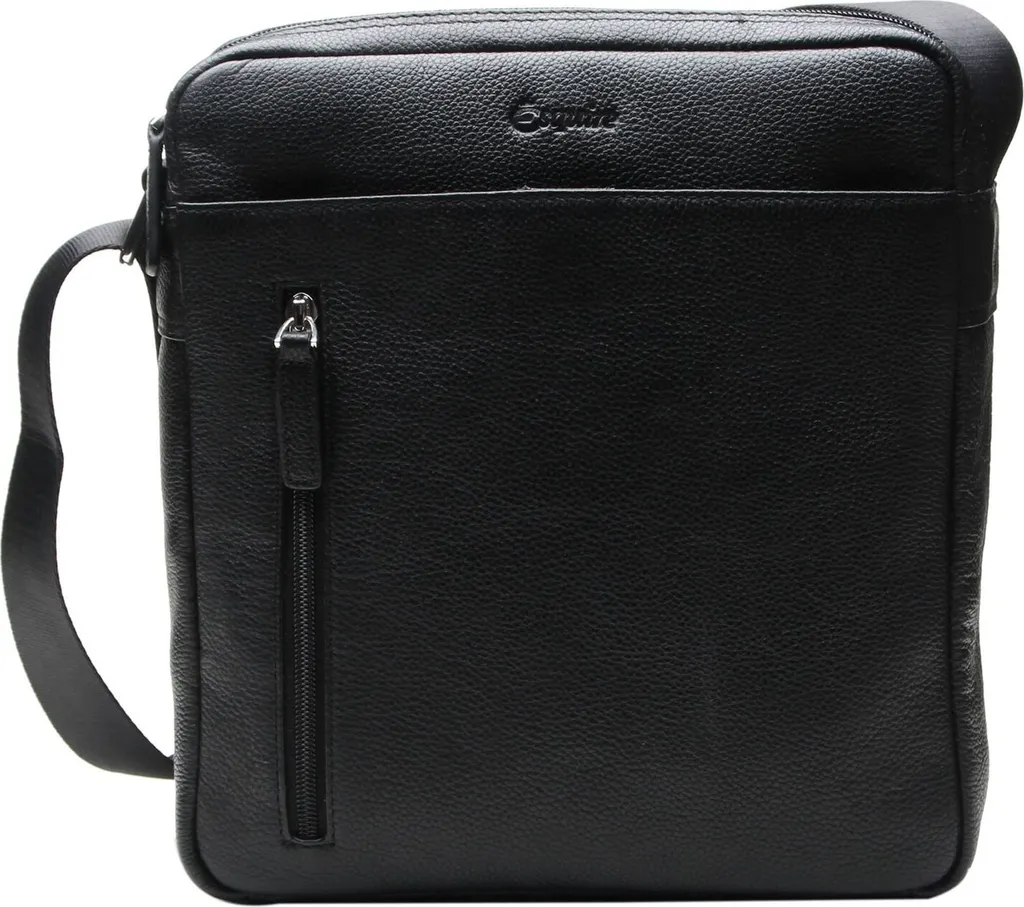 Esquire borsa a tracolla Oxford Crossbody Bag Black nero