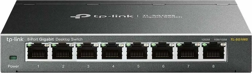Switch TP-Link TL-SG108S 8 Porte Gigabit Noir - Miglior Prezzo/Qualità