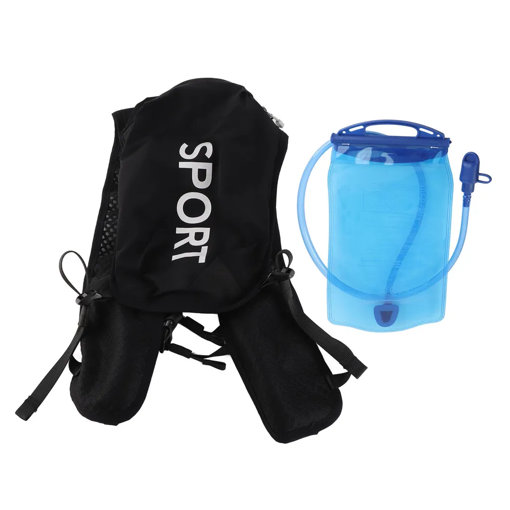Sac d'hydratation 2L avec vessie d'eau, sac à dos léger pour vélo VTT