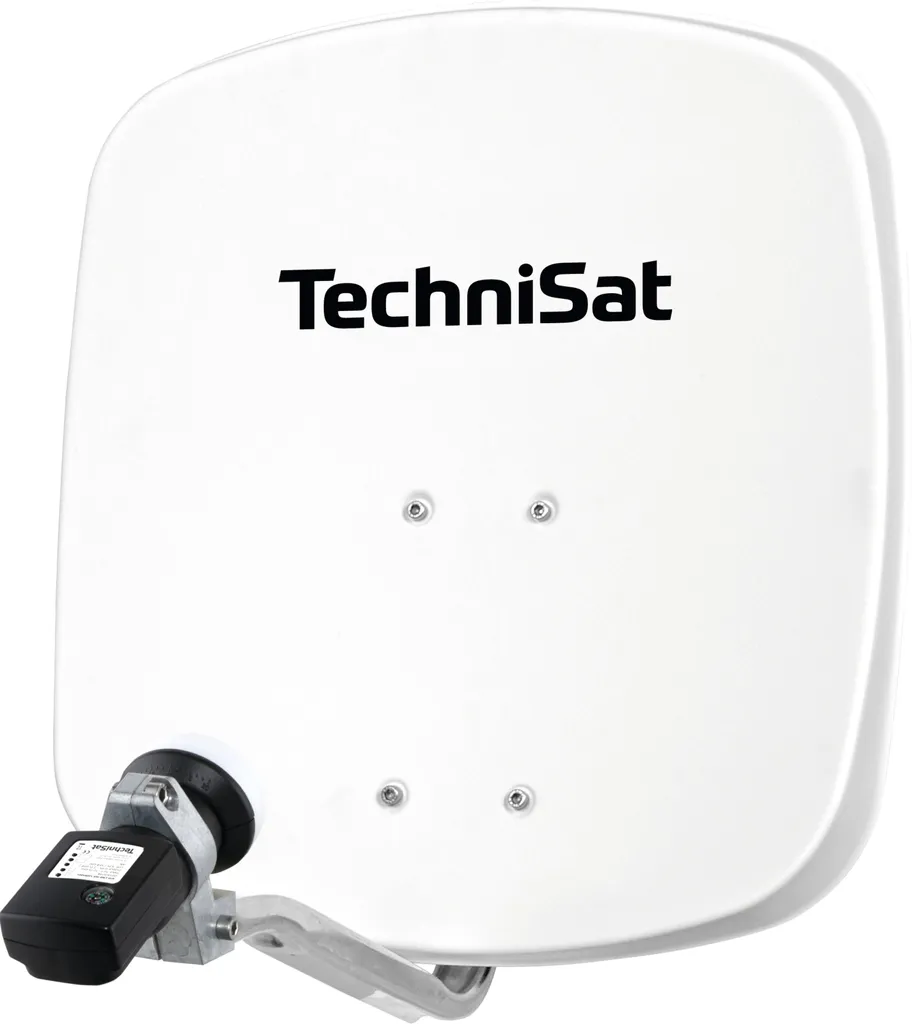 Parabole Balcon 45cm Technisat DigiDish Aluminium LNB Intégré Blanc