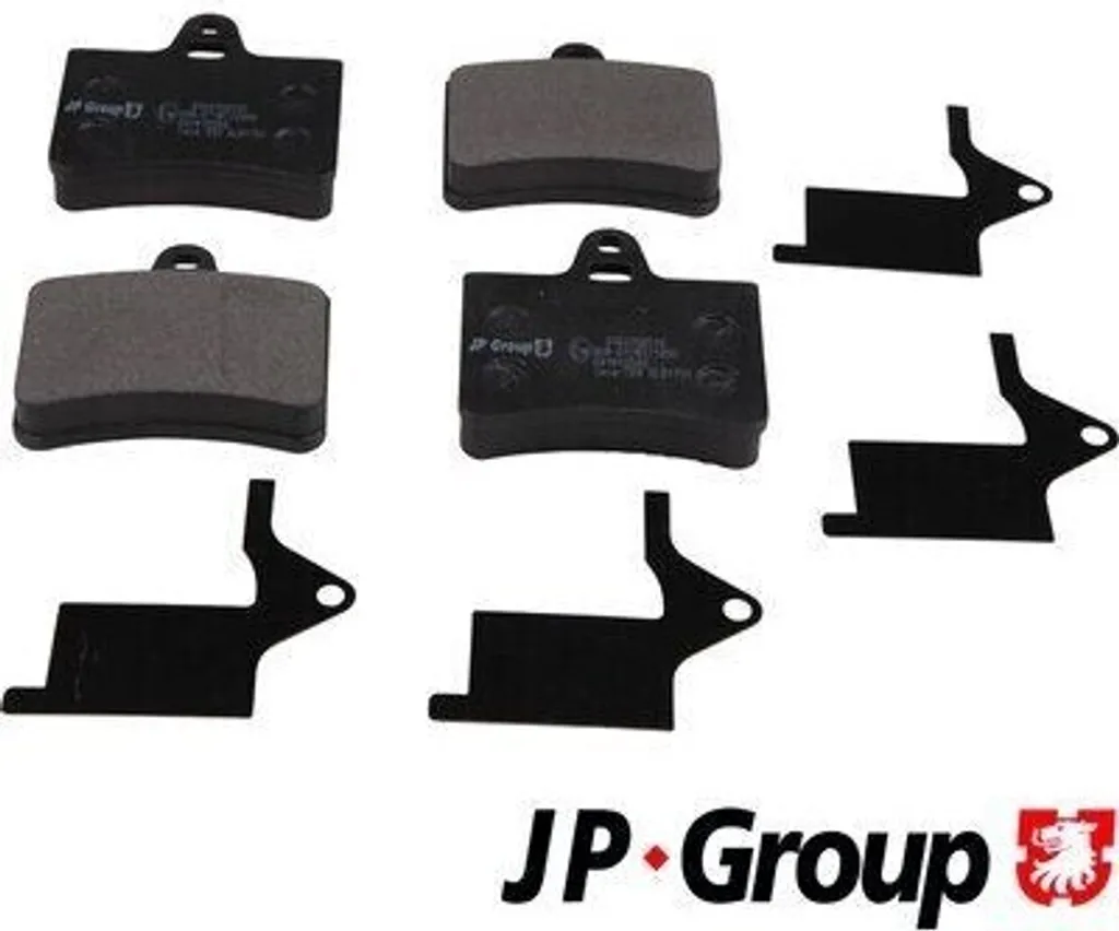 Plaquettes de frein arrière C5 : Sécurité et silence JP GROUP 425217