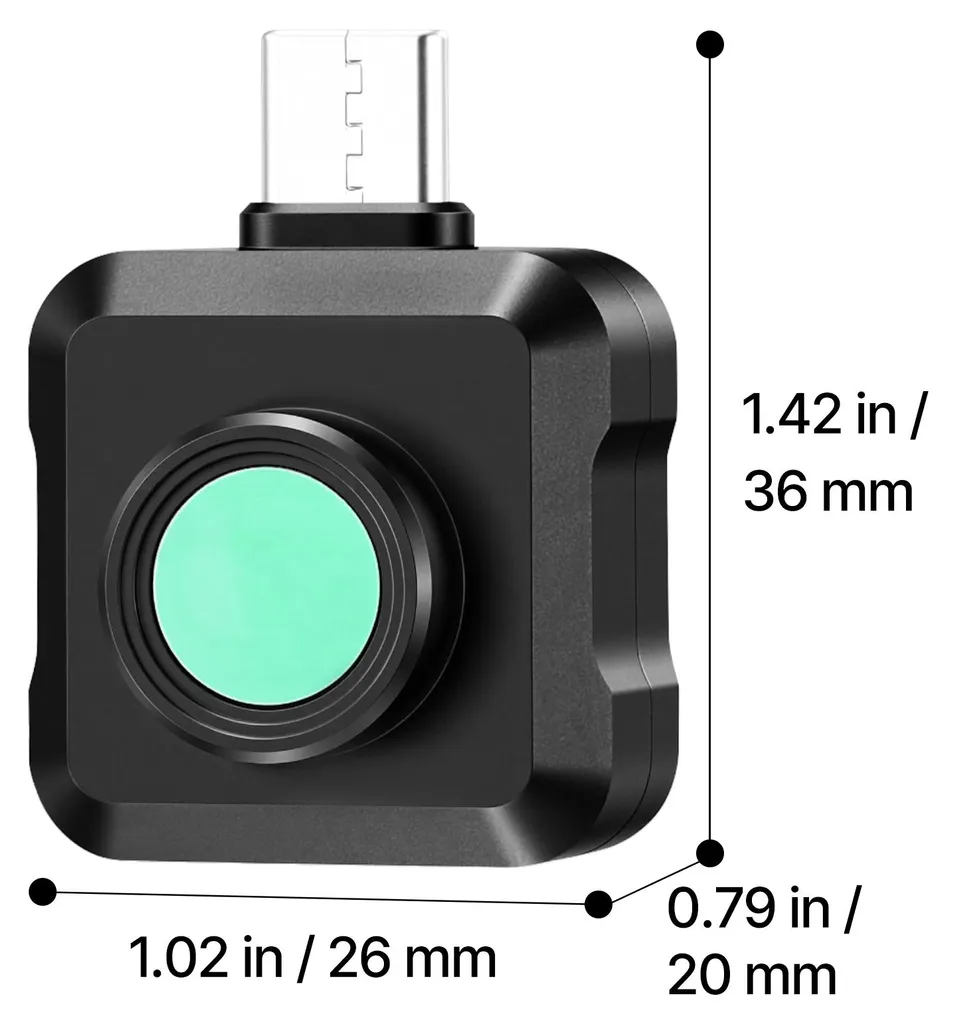 Caméra thermique VEVOR pour Android USB-C IR 160x120 Haute Résolution - 8