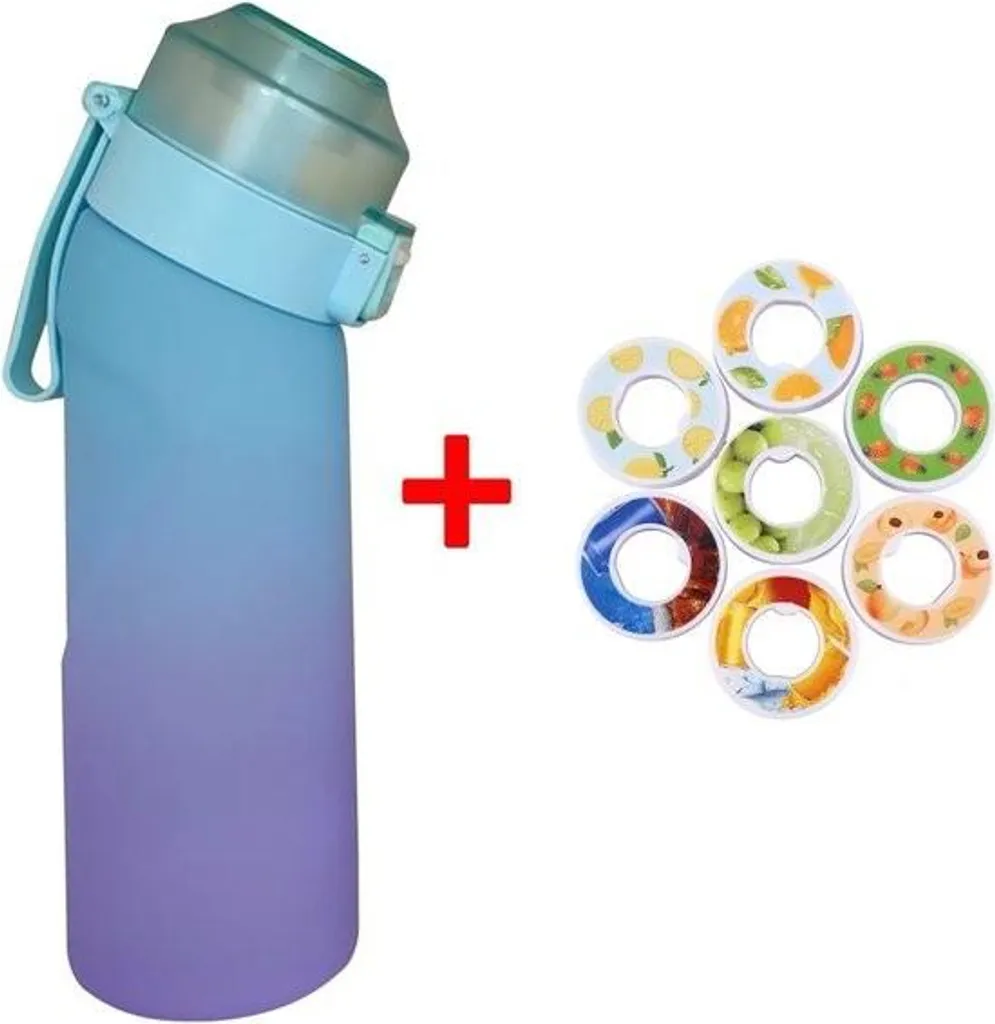 Gourde Air Parfumée : Buvez plus d'eau sans Sucre avec 7 Pods Offerts