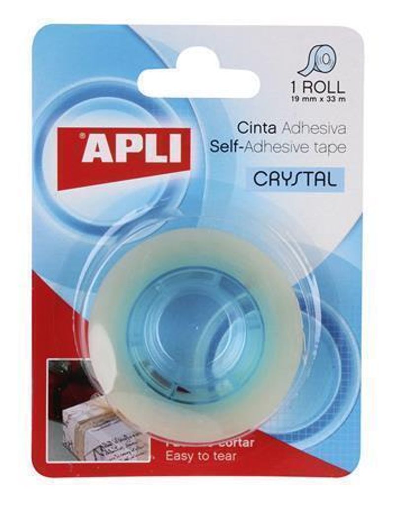 Apli Klebeband Transparentes Papier 10 Stück 19 x 33 mm