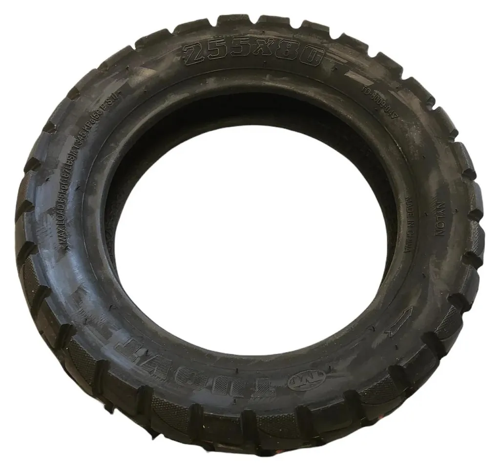 Pneu 10 x 2,5 Pro-Mounts noir pour rouler sur tous types de sols
