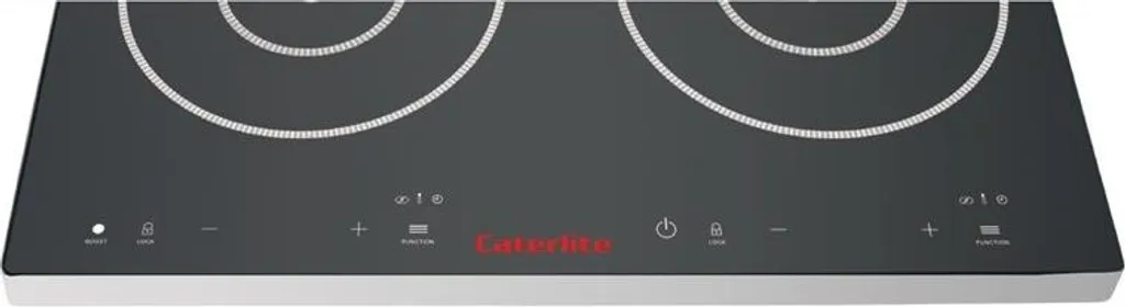 Réchaud induction double Caterlite 3000W idéal pour traiteur et camping