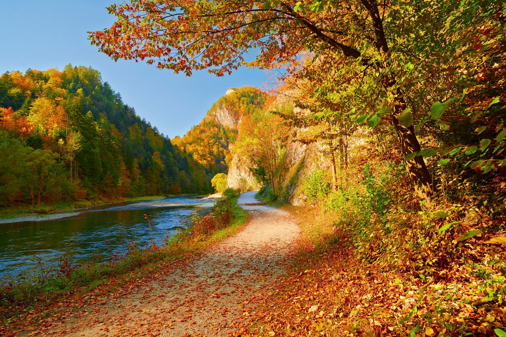 Fototapete - Dunajec River 375x250cm - Vliestapete