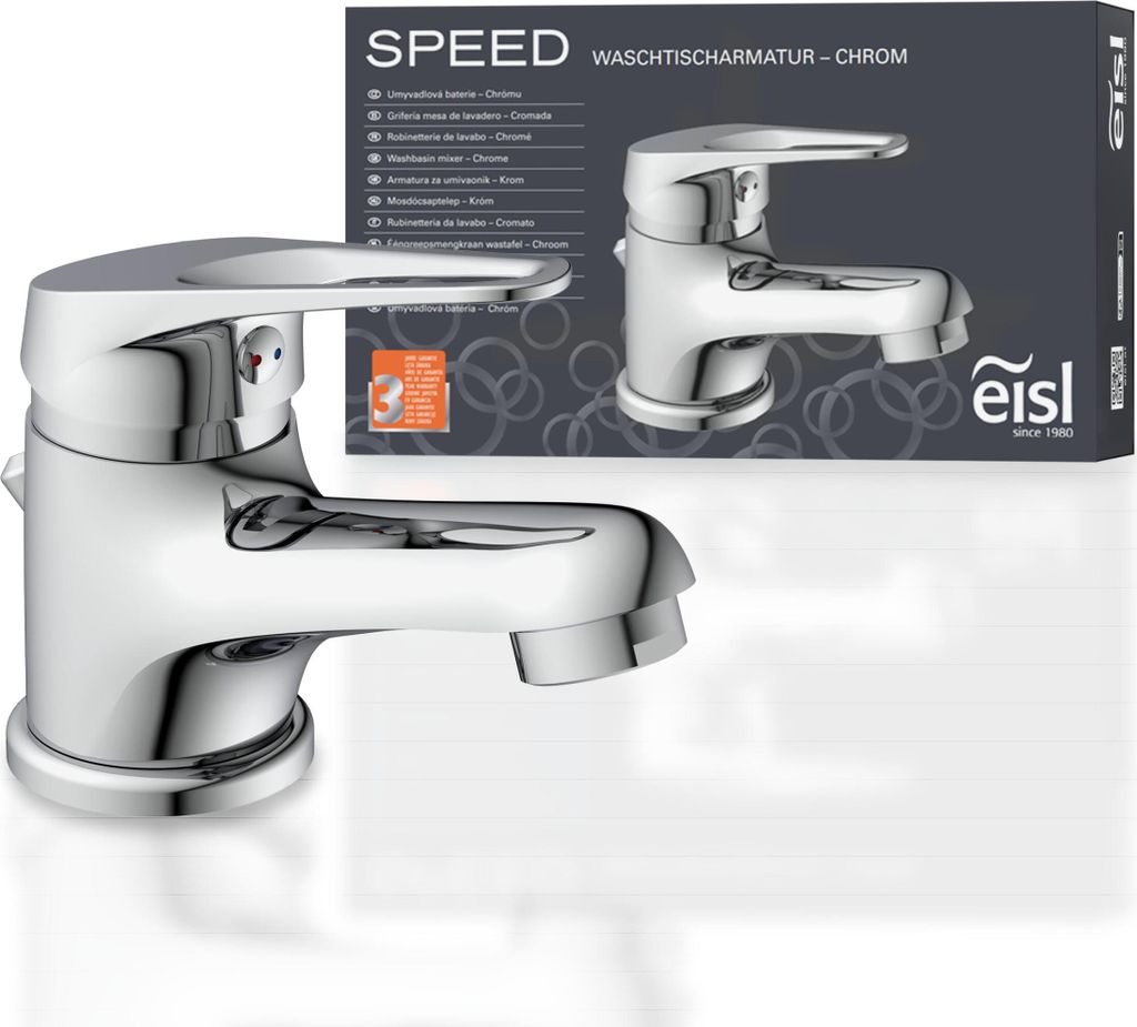 eisl SPEED umyvadlová baterie s táhlem, vanová baterie s Obrázek produktu 