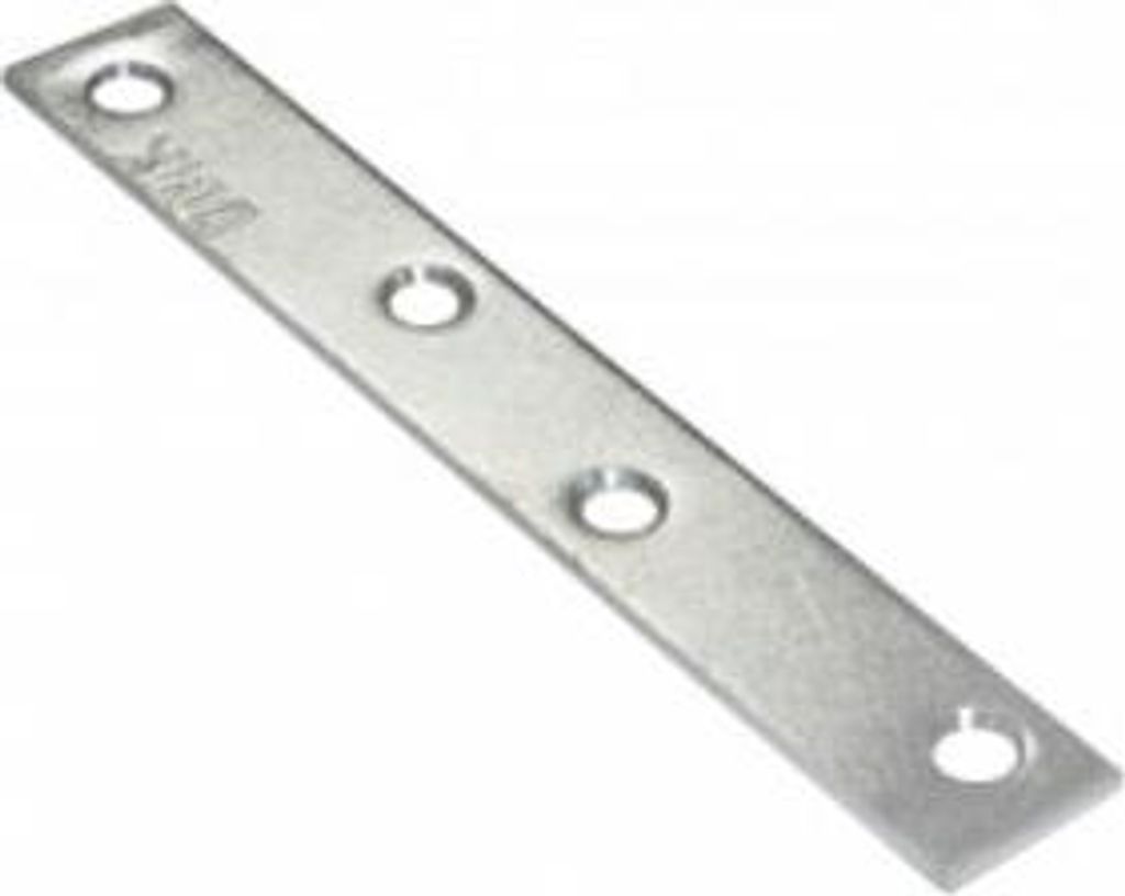 50x Flachverbinder 98x15mm verzinkt Holzverbinder Lochplatten Lochbleche