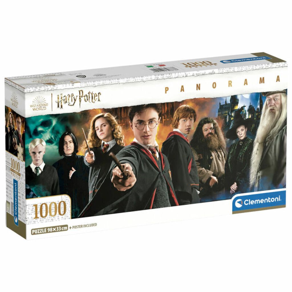 Clementoni Harry Potter Puzzel, Panorama, 1000 stukjes Productafbeelding 