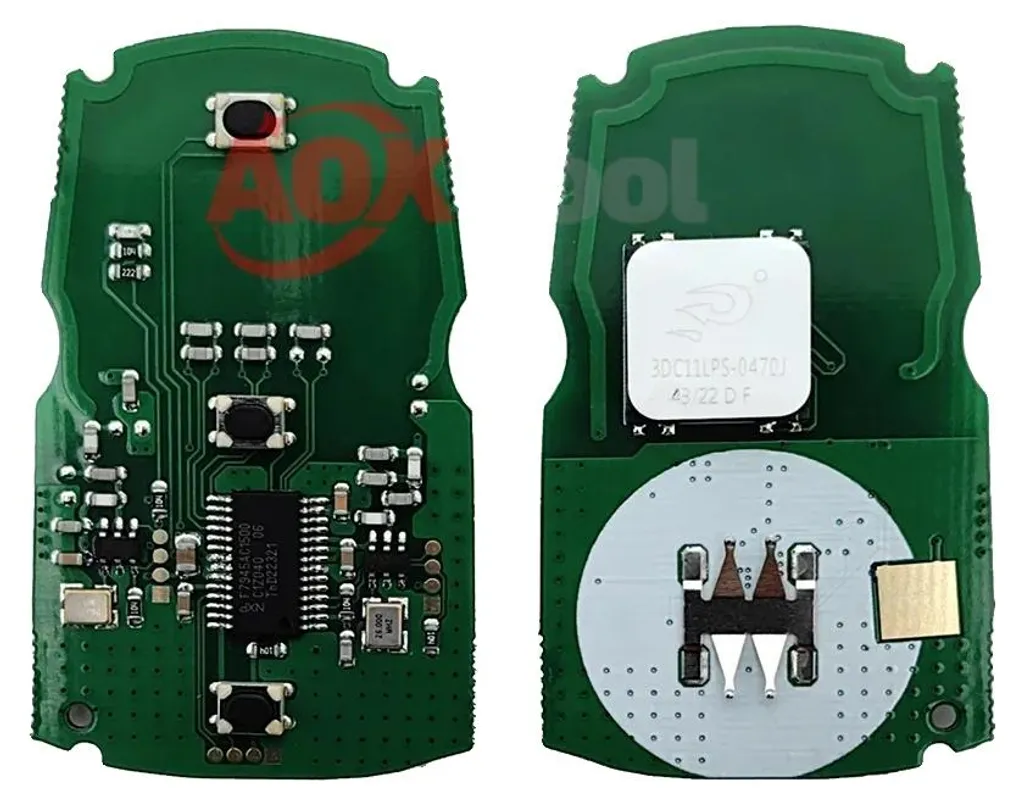 Réparer votre clé avec cette télécommande 3 touches puce ID46 433 MHz