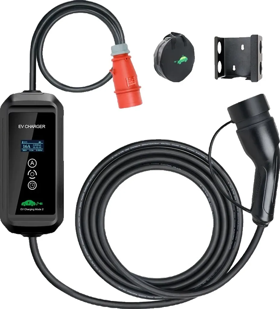 Chargeur 11kW Type 2 avec Puissance 16A F1-11kw - Recharge Triphasée EV