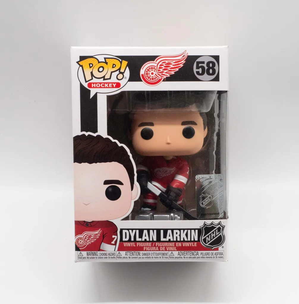 Cadeau Fan NHL Dylan Larkin 58 Red Wings Pop Figurine Vinyle Officielle