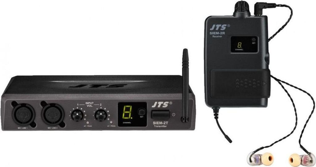 Kompletny podsłuch bezprzewodowy JTS SIEM-2T/SIEM-2R + IE-1 Zdjęcie produktu 