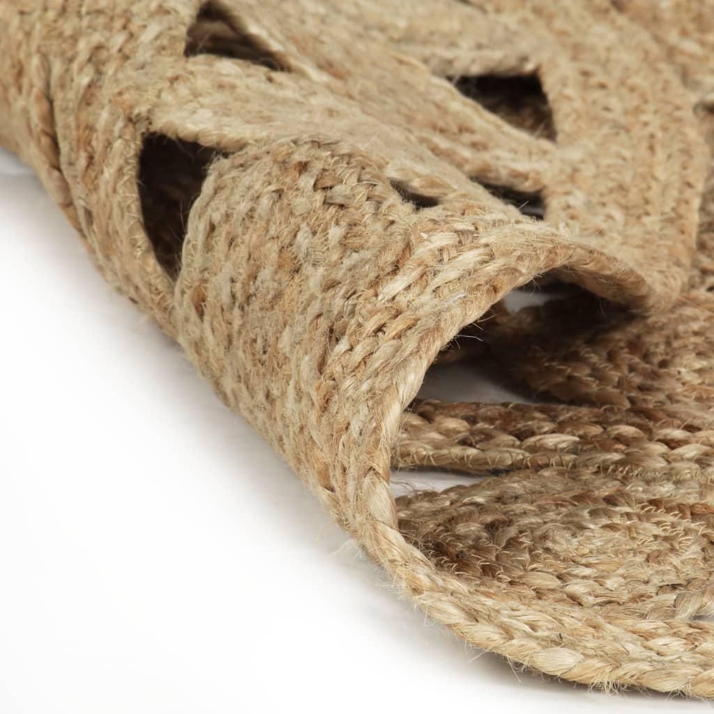 vidaXL Teppich Handgefertigt Jute Geflochten 120 cm Produktbild 