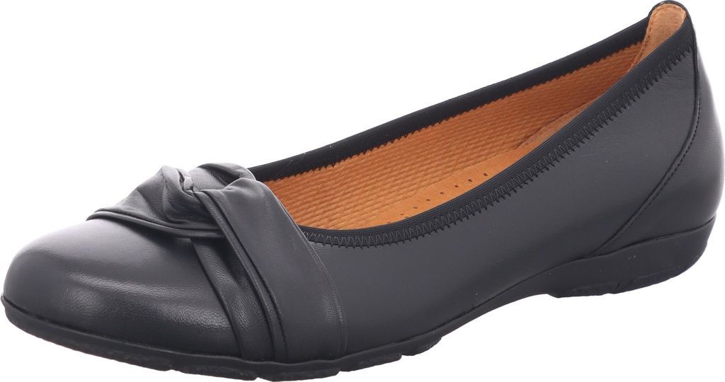 Gabor 04.165 Ballerinas - Damen Halbschuhe - Slipper schwarz Elegant NEU