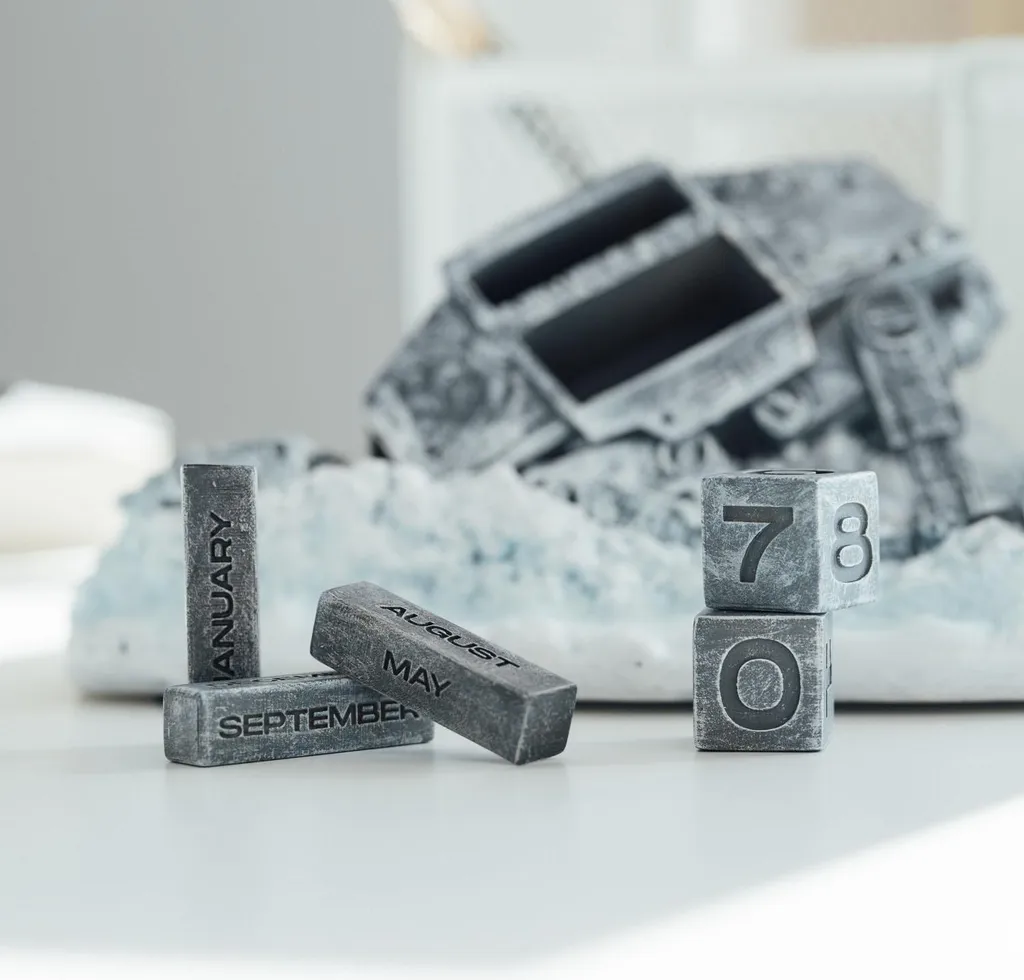 Calendrier 3D Star Wars May the Force be with you - Finition sculptée Premium