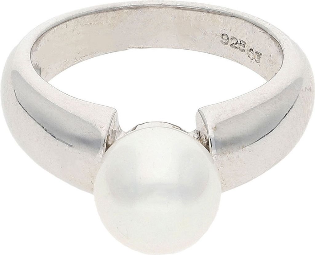 JuwelmaLux Ring 925 Silber mit Perlenimitat JL10-07-2842 52