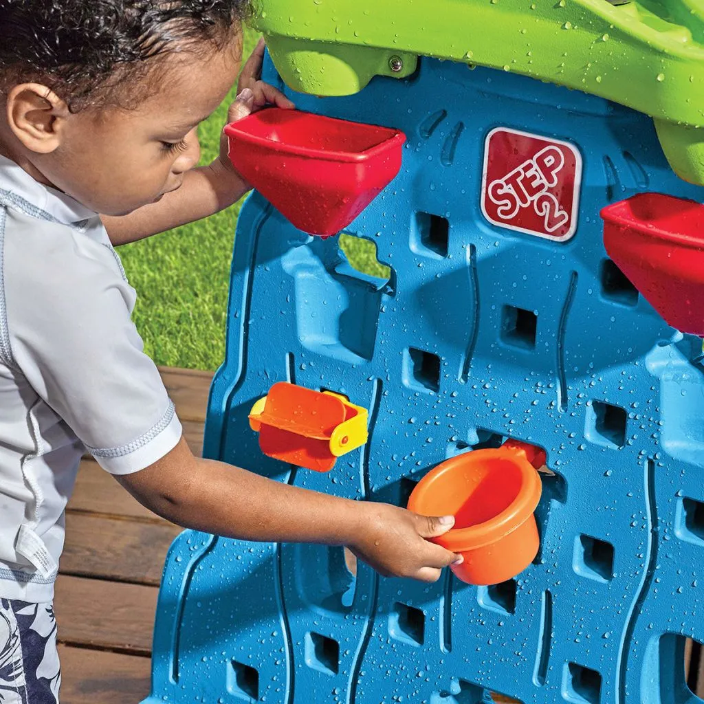 Mur d'eau Step2 Little Explorer avec 13 accessoires et parcours modulable - 10