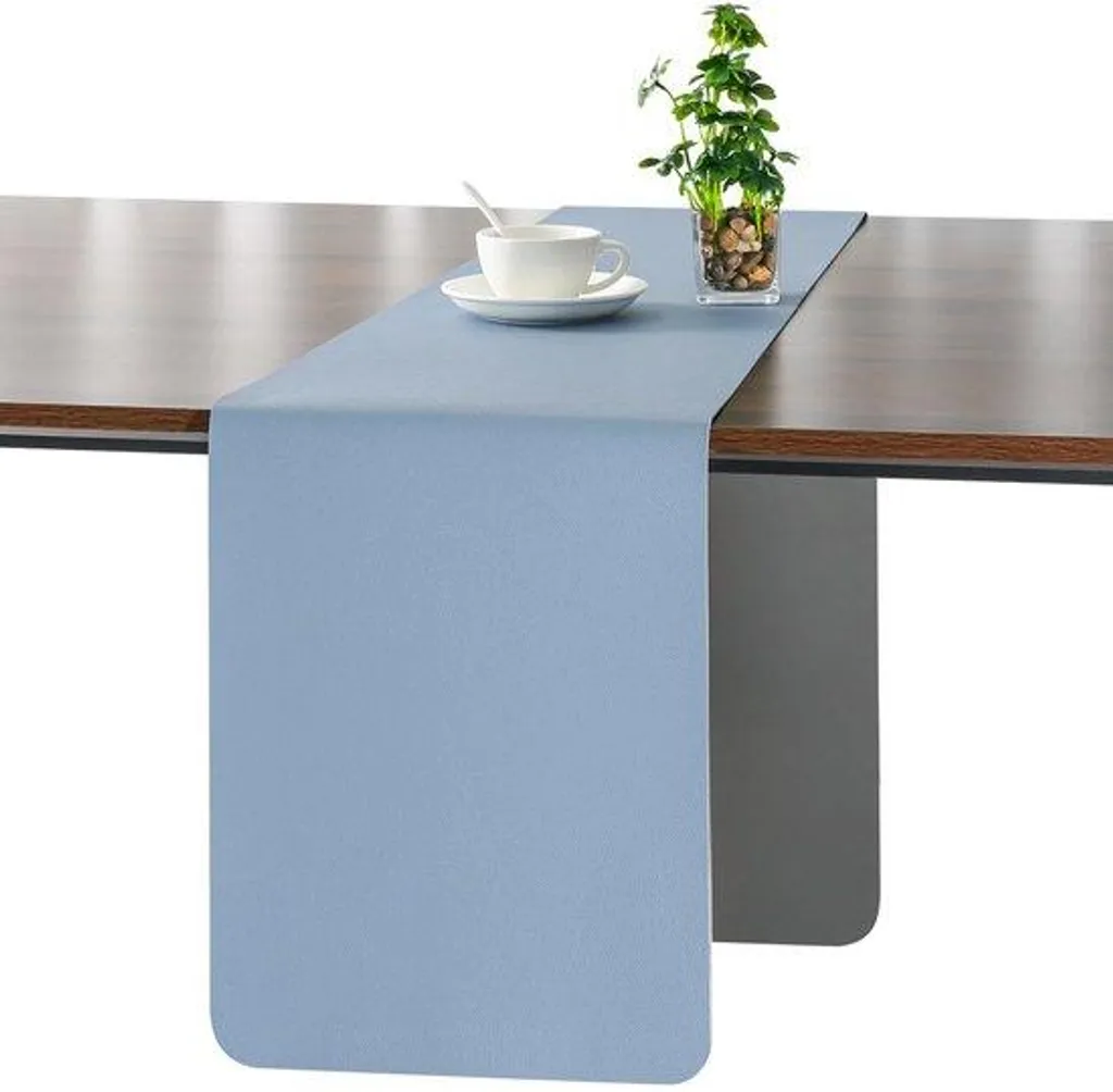 Tapis de sol anti-fatigue lavable et imperméable en cuir 40x183 cm