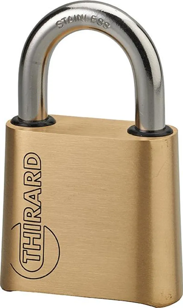 Cadenas à combinaison Tanker 2 Thirard en laiton 50mm avec anse inox