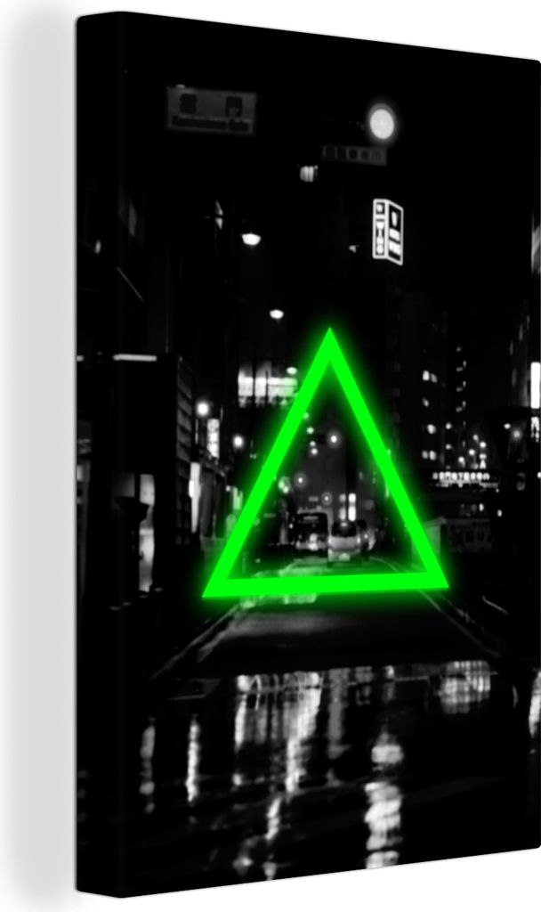 OneMillionCanvasses - Leinwandbilder - 90x140 cm, Controller - Spiele - Dreieck, Wandbilder Kunstdruck Wanddekoration - Foto auf Leinwand - Gemä...