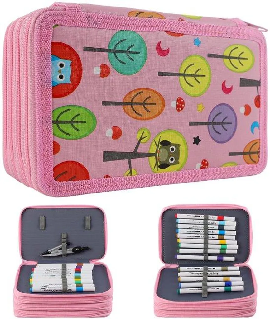 Trousse de dessin 72 compartiments pour activités créatives et école