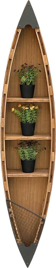 DanDiBo Półka łódź Półka ścienna 120 cm w kształcie łodzi Zdjęcie produktu 