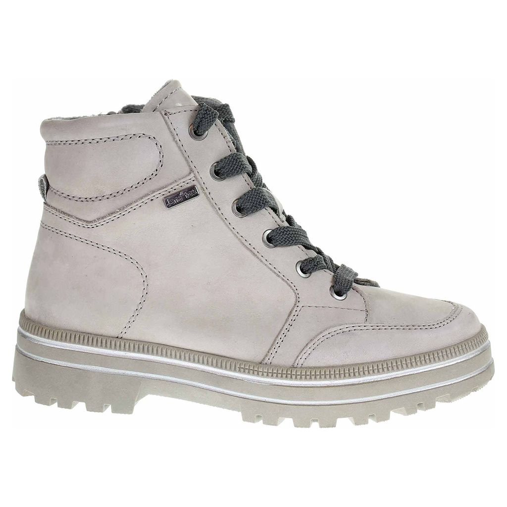 Jana Woms Boots Damen Stiefelette in Grau, Größe 38