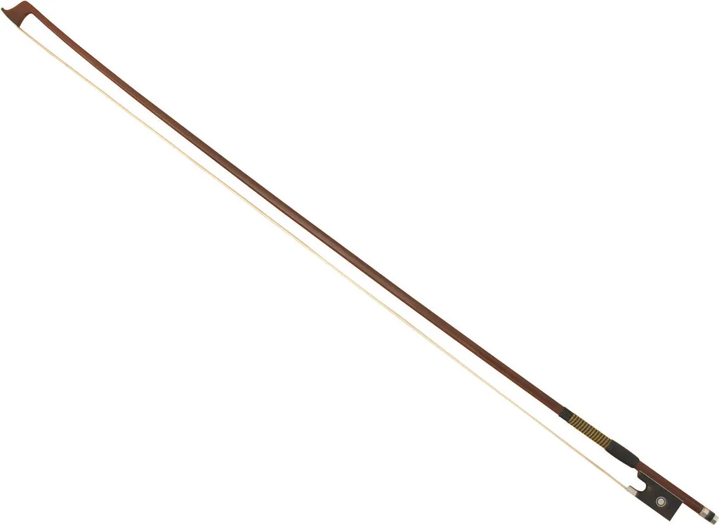 DIMAVERY Archet de violon standard 4/4 - Crins de cheval et bois d'ébène