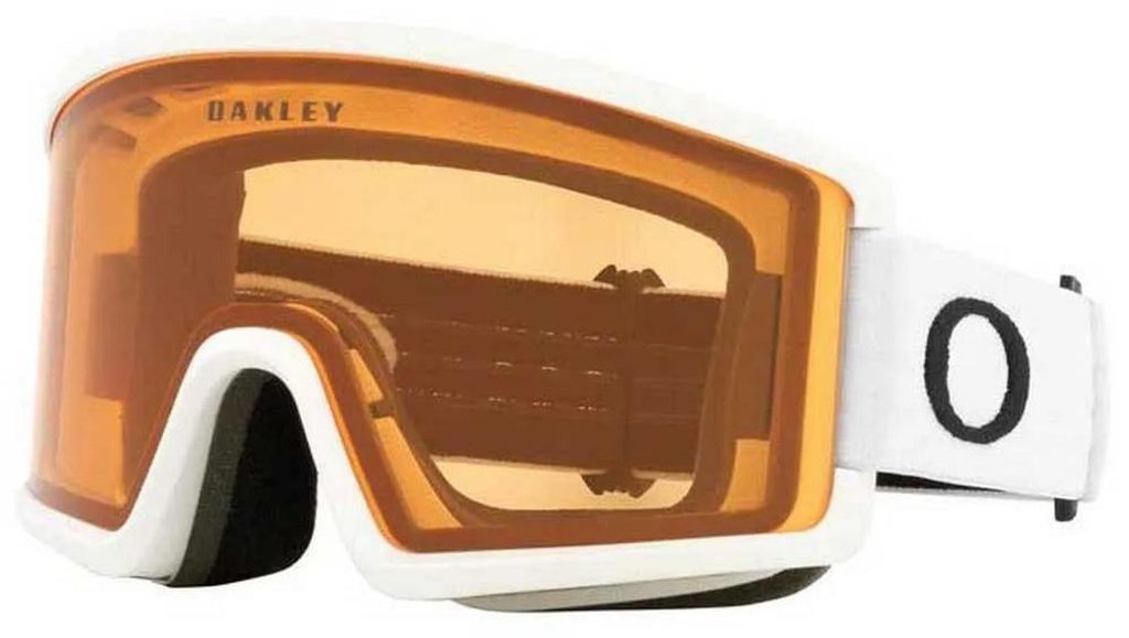 Oakley Target Line L 712006 Matte White/Persimmon Ski Brillen