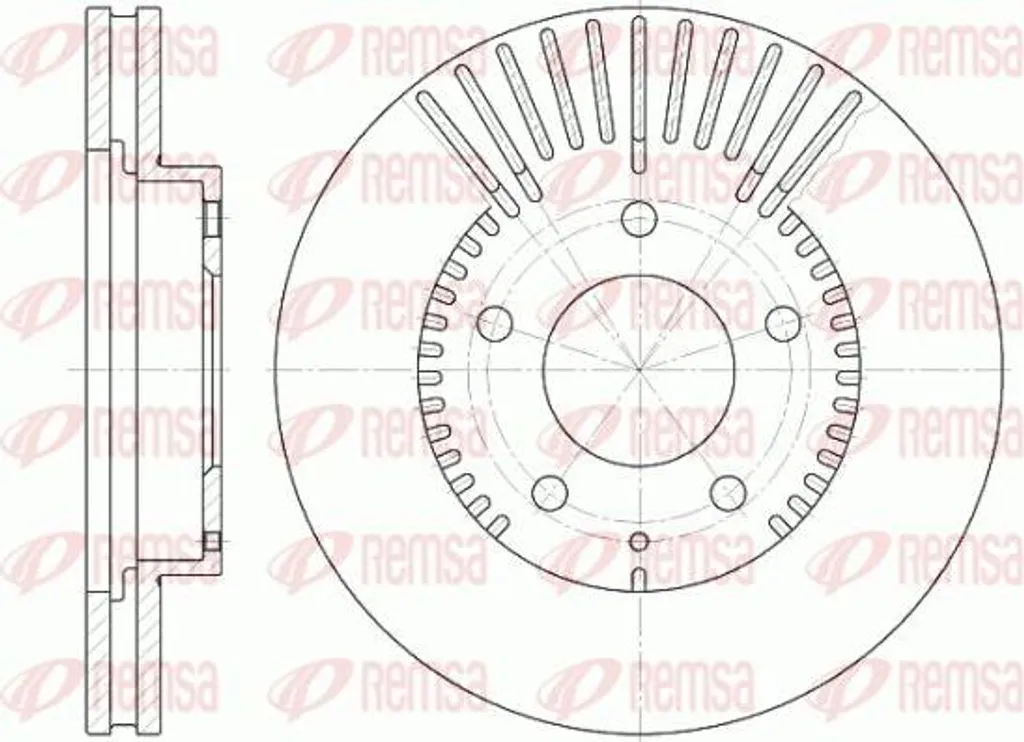 Disque de frein avant ventilé pour Mazda MPV et Xedos 6 Berline