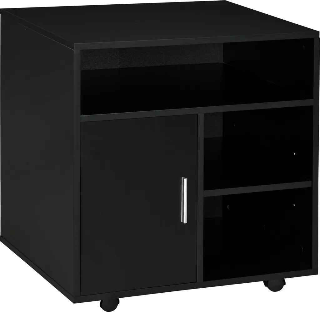 Support Imprimante pour Bureau Télétravail Caisson Gain de Place