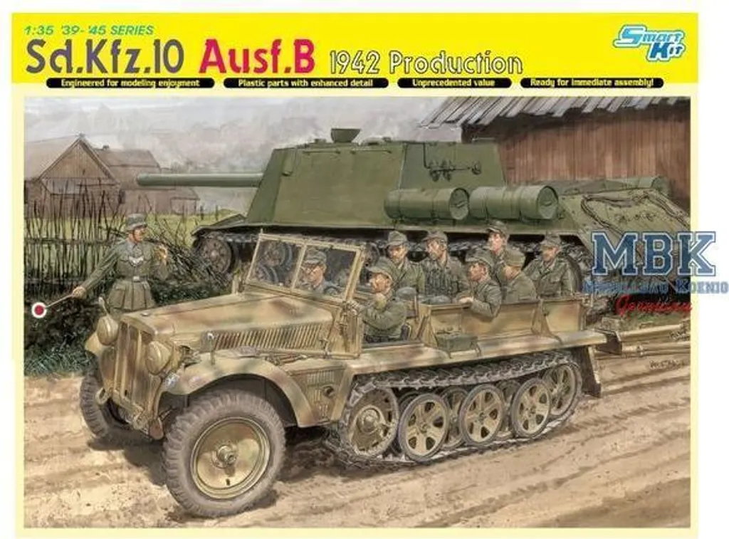 Dragon 6731 Sd.Kfz.10 Ausf. B Production 1942 Kit de Modélisme 1/35