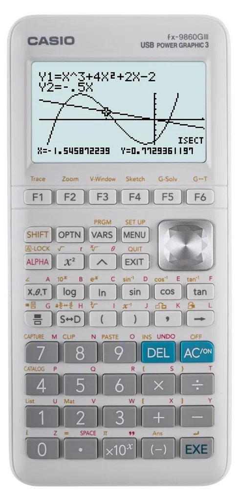 Calculatrice Casio FX-9860GIII - Écran LCD, USB, Mode Examen