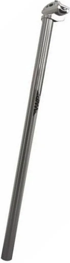 Tige de selle fixe 26,6 x 600 mm en aluminium argenté pour vélo - 2