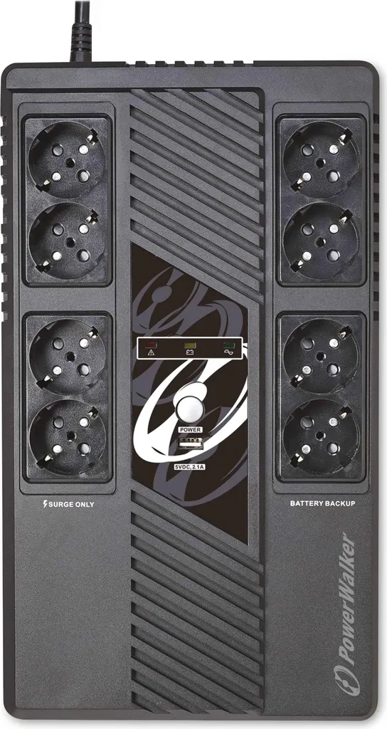 PowerWalker VI 600 MS UPS 600VA 360W Onduleur Line-Interactive USB - 4