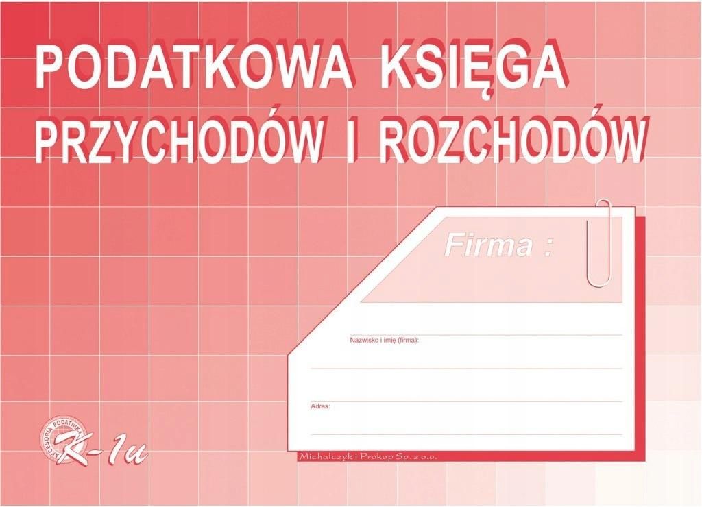 Podatkowa Księga Przychodów I Rozchodów A4 K1 Zdjęcie produktu 